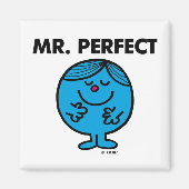 Mr. Perfect | ruhig Inhalt Magnet (Vorne)