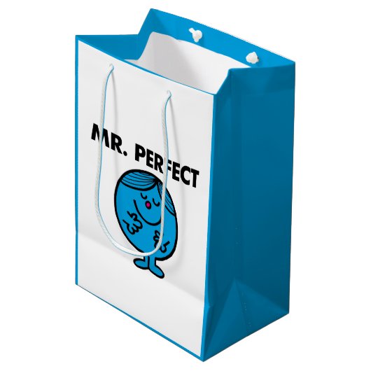 Mr. Perfect | ruhig Inhalt Mittlere Geschenktüte (Vorderseite Schrägansicht)
