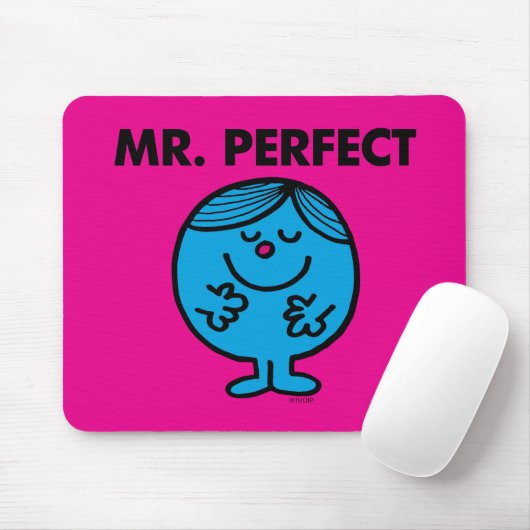 Mr. Perfect | ruhig Inhalt Mousepad (Mit Mouse)