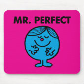 Mr. Perfect | ruhig Inhalt Mousepad (Vorne)