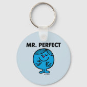 Mr. Perfect | ruhig Inhalt Schlüsselanhänger (Vorderseite)