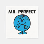 Mr. Perfect | ruhig Inhalt Serviette (Vorderseite)
