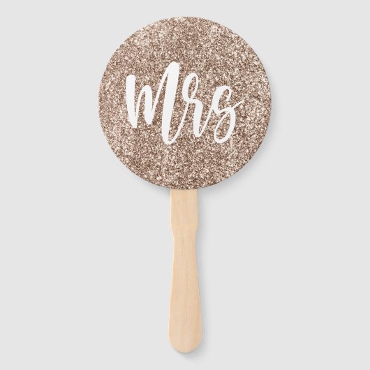 Mr. Pink Glitzer and Black Wedding Game Fächer (Vorderseite)