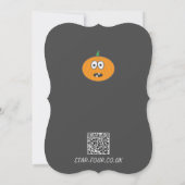 Mr. Pun! Glückliche Halloween-Einladungen Einladung (Rückseite)