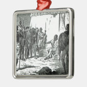 Mr.Rassam Interview mit König Theodore Silbernes Ornament (Links)