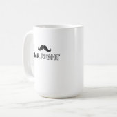 Mr Richtig perfektes Paar für ihn Kaffeetasse (Vorderseite Links)