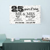 Mr Right Fun 25. Jahrestag Silver Hearts Banner (Messeveranstaltung)