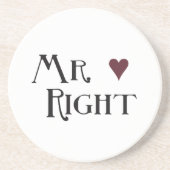 Mr. right getränkeuntersetzer (Vorne)