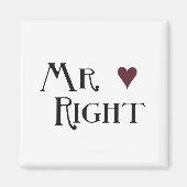 Mr. right magnet (Vorne)