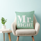Mr Right & Mrs. Always right Custom Pillows Kissen (Stuhl )