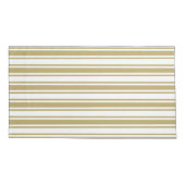 Mr.Right & Mrs.Always Right Paare gestreift Kissenbezug (Rückseite-Links)