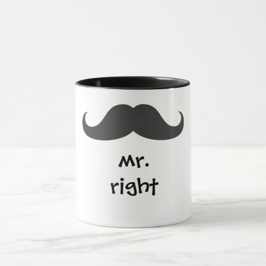 mr. right mug tasse (Zentrum)