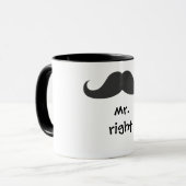 mr. right mug tasse (Vorderseite Links)