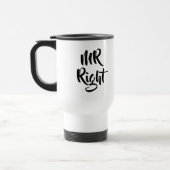 Mr Right Spaß Reisebecher (Links)
