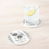 Mr. Right und Mrs. Always Right Wedding Getränkeuntersetzer (Seite)