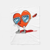 Mr Right Valentines Day Humor Matching Couples 1  Fleecedecke (Vorderseite)