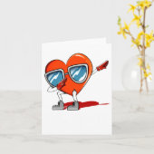 Mr Right Valentines Day Humor Matching Couples 1 Karte (Gelbe Blume)