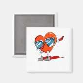 Mr Right Valentines Day Humor Matching Couples 1 Magnet (Vorderseite/Rückseite)