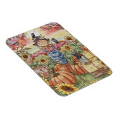 "Mr. Scarecrow" - Niedliche Halloween-Illustration Magnet (Rechte Seite)