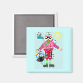 Mr. Shelter Magnet (Vorderseite/Rückseite)