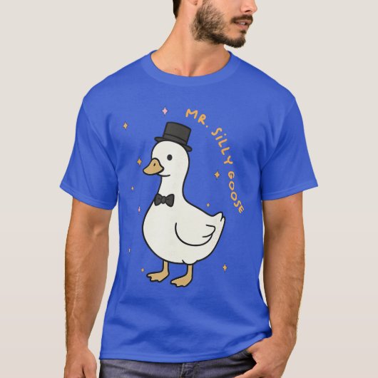Mr Silly Goose Groomo Be Wedding Bride Groom Match T-Shirt (Vorderseite)