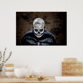 'Mr. Skullhead' by Andrew Gettler Poster (Küche)