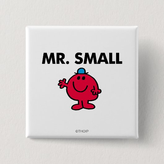 Mr Small Waving Hello Button (Vorderseite)