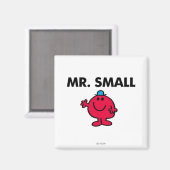 Mr Small Waving Hello Magnet (Vorderseite/Rückseite)