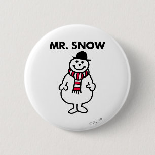 Mr. Snow Klassische Pose Button