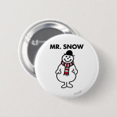 Mr. Snow | Klassische Pose Button (Vorne & Hinten)