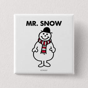 Mr. Snow Klassische Pose Button
