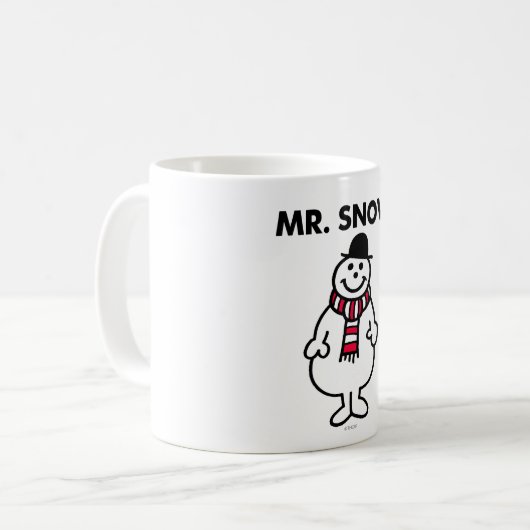 Mr. Snow | Klassische Pose Kaffeetasse (Vorderseite Links)