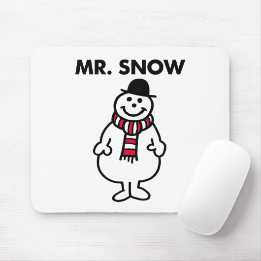 Mr. Snow | Klassische Pose Mousepad (Mit Mouse)