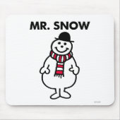Mr. Snow | Klassische Pose Mousepad (Vorne)