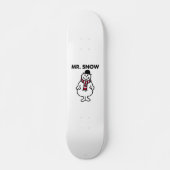 Mr. Snow | Klassische Pose Skateboard (Vorne)