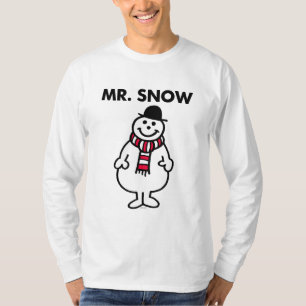 Mr. Snow Klassische Pose T-Shirt