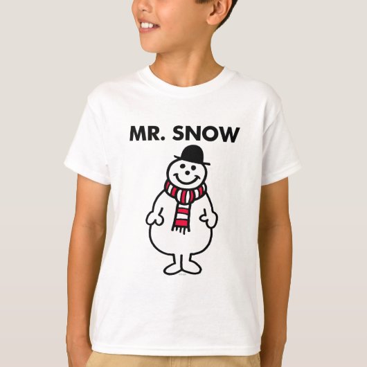 Mr. Snow | Klassische Pose T-Shirt (Vorderseite)