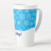 Mr. Snowman Happy Holidays Milchtasse (Rechte Ecke)