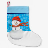 Mr Snowman Kleiner Weihnachtsstrumpf (Vorderseite)