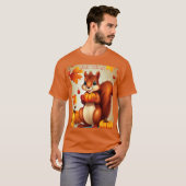 Mr. Squirrel Fall Vibes T-Shirt (Vorne ganz)