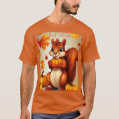 Mr. Squirrel Fall Vibes T-Shirt (Vorderseite)