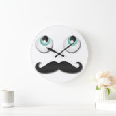 Mr. stache große wanduhr (Zuhause)
