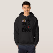 Mr Steal Your Eggs Kids Easter Sunday Boys Easter Hoodie (Vorne ganz)
