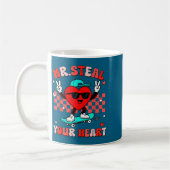 Mr Steal Your Heart For Boys Toddlers Valentine's  Kaffeetasse (Links)