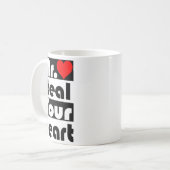 Mr Steal Your Heart For Boys Toddlers Valentines Kaffeetasse (Vorderseite Links)