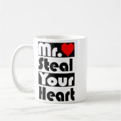 Mr Steal Your Heart For Boys Toddlers Valentines Kaffeetasse (Links)