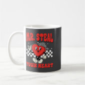 Mr Steal Your Heart For Boys Toddlers Valentine's Kaffeetasse (Links)