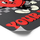 Mr Steal Your Heart For Boys Toddlers Valentine's  Poster (Ecke)