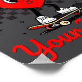 Mr Steal Your Heart For Boys Toddlers Valentine's  Poster (Ecke)