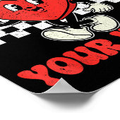 Mr Steal Your Heart For Boys Toddlers Valentine's Poster (Ecke)